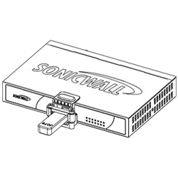 SonicWall TZ 300 / TZ 400 / TZ 500 / TZ 600 USB Security Clamp
